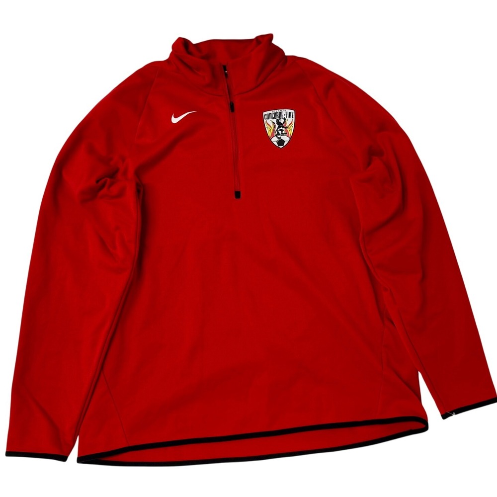 Nike Atlanta Concrete Fire Soccer Jacket Pullover Red‎ Men's L